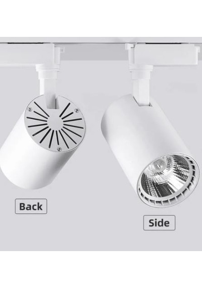3 Adet Dekoratif Led Ray Spot + 1 Metre Ray Beyaz Kasa Günışığı