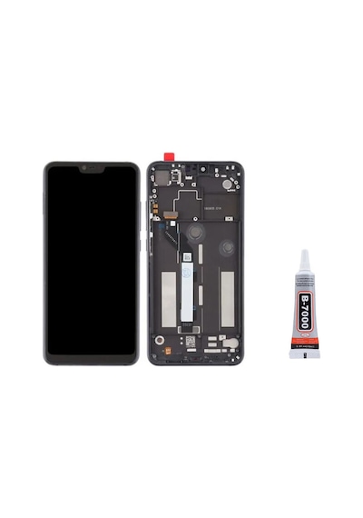 Xiaomi Mi 8 Lite Çıtalı Ekran Lcd Dokunmatik B7000 15ml Yapıştırıcı İle Beraber Yc