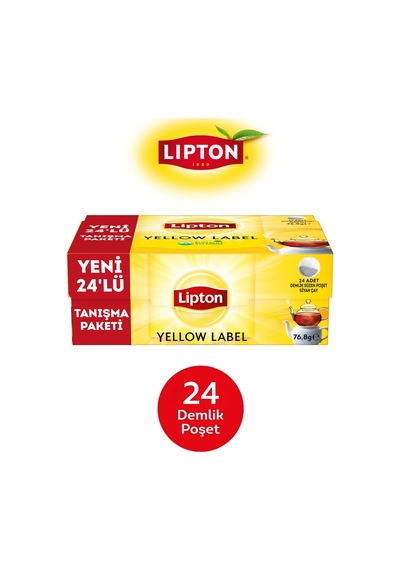 Lipton Yellow Label Demlik Poşet Çay 24lü
