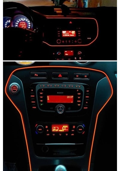 Turuncu 5 Metre Neon Ip Torpido Neon Şerit Ledi