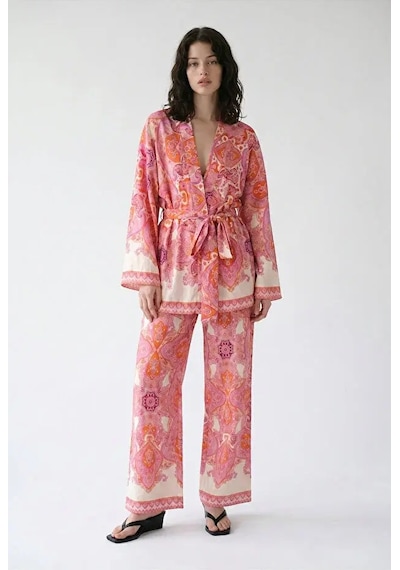 Quzu 26ypnt02252 Pembe Kadın Pantolon