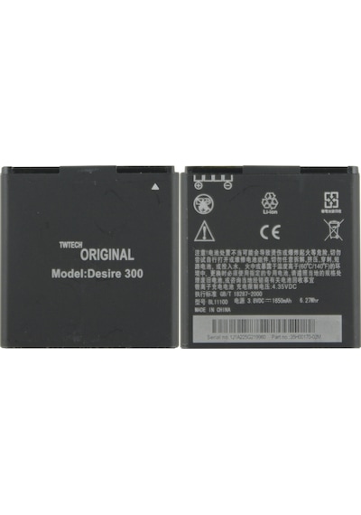 Teknonet Htc Desire 300 Uyumlu Tweetech Bp6a100 1650 Mah Batarya
