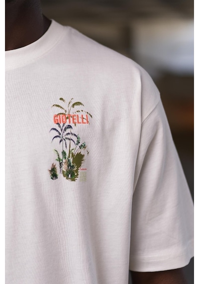 Bisiklet Yaka  Oversize Geniş Model T-shirt 001