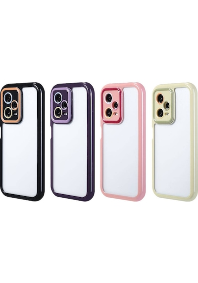 Xiaomi Redmi Note 12 Pro 5g Kılıf Kamera Korumalı Renkli Kenar Ve Çerçeve Tasarımlı Uzrm Vitamin Kap Derin Mor Xiaomi Redmi Note 12 Pro 5g Kılıf Kamera Korumalı Renkli Kenar Ve Çerçeve Tasarımlı Uzrm Vitamin Kap Derin Mor