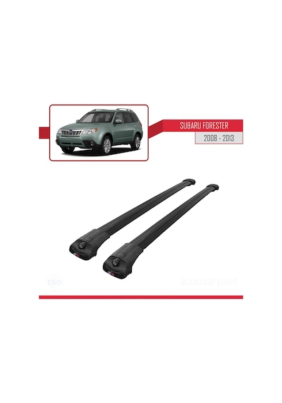 Subaru Forester 2008-2013 Arası İle Uyumlu Ace-1 Ara Atkı Tavan Barı Siyah