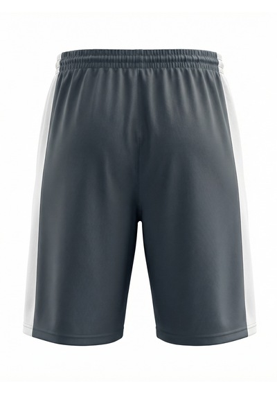 Orendahill Erkek Spor Şort Hızlı Kuruyan Esnek Regular Fit Gym Cepli Yan Çizgi Detaylı Activewear Antrasit