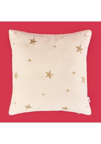 Soft Luna Kırlent - Ekru - 45x45 Cm Çok Renkli
