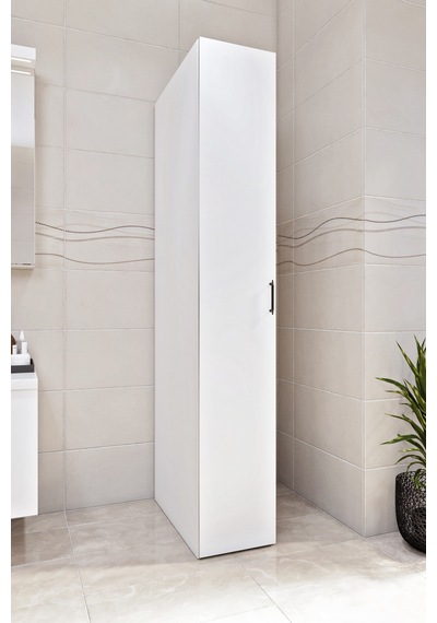 Ases Mobilya Esl0210 Dar Alanlar İçin Çok Amaçlı Banyo-hol-mutfak Dolabı Bol Raflı Beyaz Beyaz Ases Mobilya Esl0210 Dar Alanlar İçin Çok Amaçlı Banyo-hol-mutfak Dolabı Bol Raflı Beyaz Beyaz
