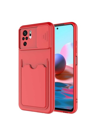Xiaomi Redmi Note 10S Kılıf Zore Kartix Kartlık Bölmeli Kılıf