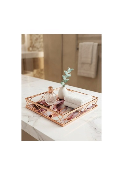 30 Cm Dekoratif Lüks Tepsi - Mermer Desenli Rose Gold Metal Organizer, Söz Nişan Tepsisi, Sunum Tepsisi - 882938274 Diğer 30 Cm Dekoratif Lüks Tepsi - Mermer Desenli Rose Gold Metal Organizer, Söz Nişan Tepsisi, Sunum Tepsisi - 882938274 Diğer