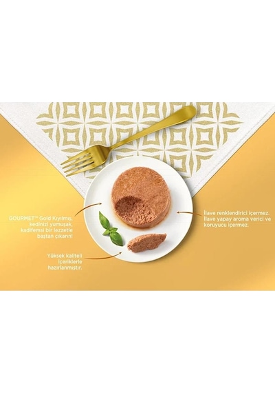 Gourmet Gold Kıyılmış Seri Kedi Konservesi 8 Adet 85 Gr