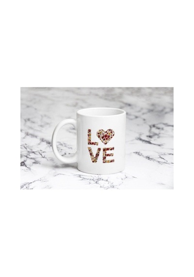 Love Çiçekler Kupa Bardak Nocolor-3427a683