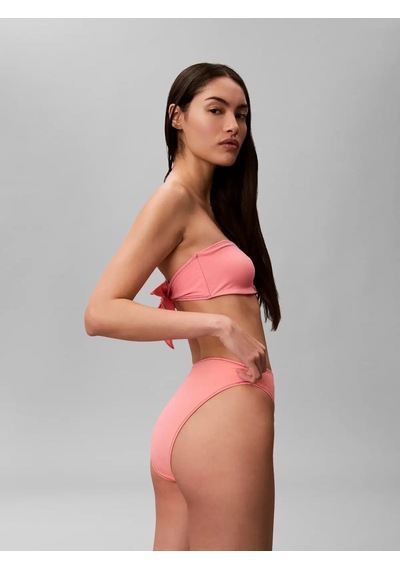 Calvin Klein Hıgh Leg Bıkını Pembe Yüksek Bel Bikini Alt