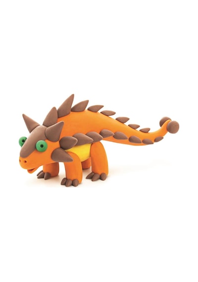 Hey Clay Hava İle Kuruyan Kil 6'lı Kutu - Mega Dinozorlar Ankylosaurus, Parasaurolophus, Therizinosaurus