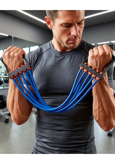 Fitness Direnç Lastiği Çok Amaçlı Ev Egzersiz Bandı Uczzzbsr305sporaleti-1 Mavi
