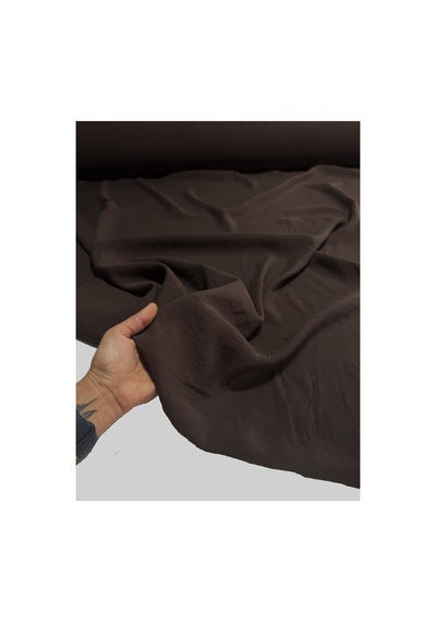 Premium Modal Cupro Kumaş En 150 Cm Yumuşak Ve Dökümlü Kahverengi