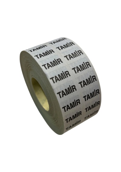 Yapışkanlı Tamir Yazılı Etiket 5000 Adet 1 Rulo Diğer