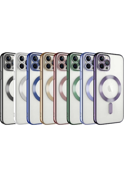 Apple Uyumlu  iPhone 12 Pro Max Kilif Kamera Korumali Magsafe Wireless S 563355067