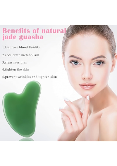 Tr 3 Adet Gua Sha Yüz Aleti, Doğal Reçine Taş, Gua Sha Tahtası, Kazıma, Yüz Masaj Aracı, Gua Sha Kazıma Masaj A