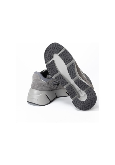 F Rtca032 Cam Gray/ric/tela Sneaker Günlük Erkek Lu68601 Paciotti Men Shoe Gri