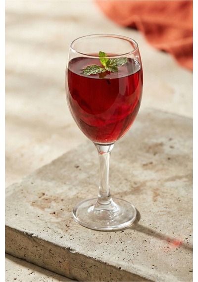 Lav Empire Cam Goblet 3'lü 590 ml Ayaklı (Şarap Kadehi , Kokteyl Bardağı)