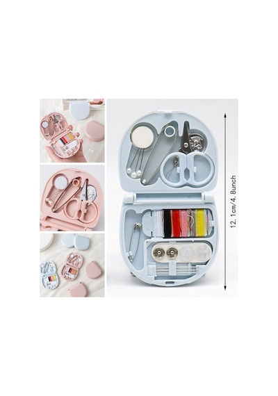 Taşınabilir Seyahat Tipi Mini Dikiş Seti, İğne, İplik, Makas Ve Tamir Aksesuarlarıyla Acil Durum Kit - Bgaaf24set001