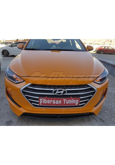 Hyundai Accent Elentra 2016 Ön Tampon Eki----Fibersan Tuning