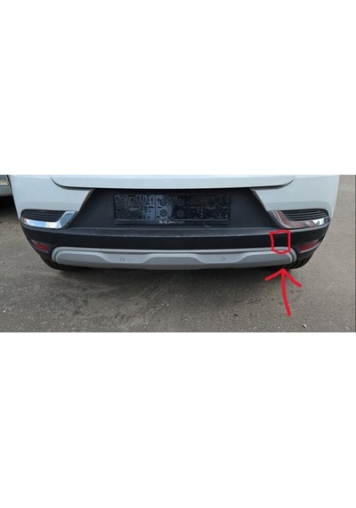 Mudesign Renault Captur Iı Arka Çeki Demiri Kapağı Siyah