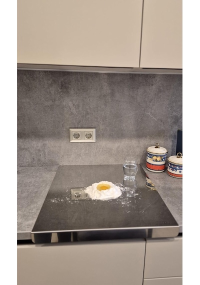 Kesme Tahtası 50cm X 58cm Paslanmaz Çelik Metalik Gri