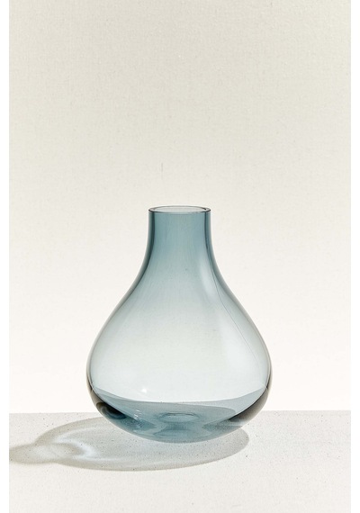 Pasabahce Bulb Vazo 22 Cm Çelik Mavi