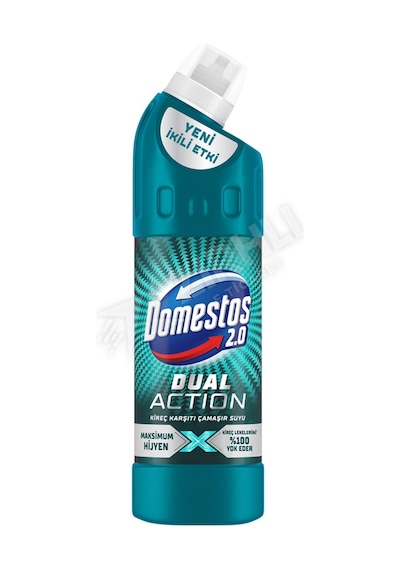 3 Adet Domestos Dual Action Kireç Karşıtı Çamaşır Suyu 750 Ml Diğer 98697146
