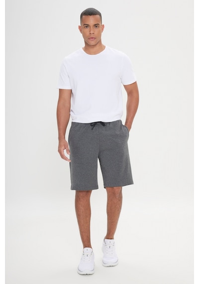 AC&Co / Altınyıldız Classics Erkek Antrasıt Melanj Standart Fit Günlük Rahat Spor Örme Şort Antrasit Melanj AC&Co / Altınyıldız Classics Erkek Antrasıt Melanj Standart Fit Günlük Rahat Spor Örme Şort Antrasit Melanj