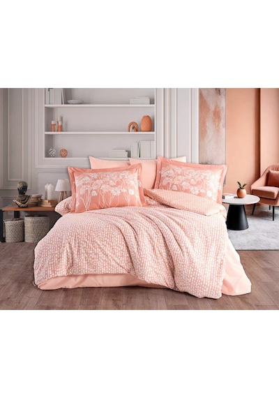 Çift Kişilik Poplin Nev Velura Terracota Çok Renkli