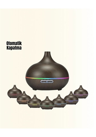 Hubrendy Tekno Zamanlayıcılı Ve Otomatik Kapanmalı Aromaterapi Nemlendirici Difüzör