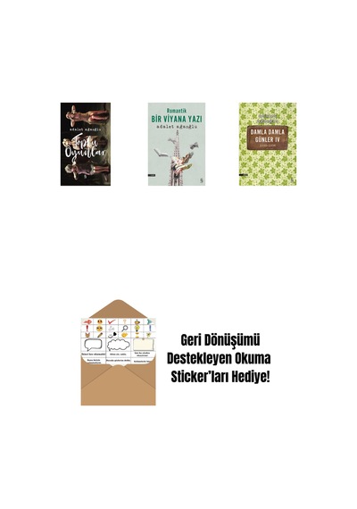 Toplu Oyunlar Ciltli + Romantik Bir Viyana Yazı + Damla Damla Günler 4 + Okuma Sticker'ları