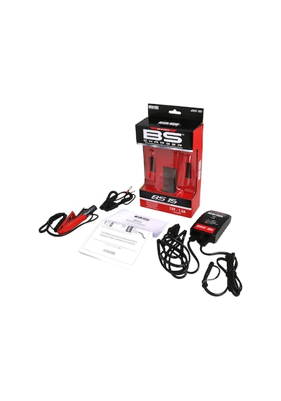 Bs Marka Bs15 Motosiklet Akü Şarj & Bakım Cihazı. Bs 12v/6v-1.5a