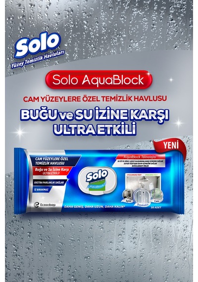 Aquablock Yüzey Temizlik Havlusu 3'lü 90 Yaprak Diğer