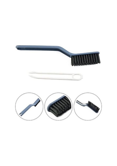 Çok Amaçlı Ergonomik Temizlik Fırçası & Pratik Mutfak Ve Banyo Lavabo Fırçası 25 Cm Lacivert