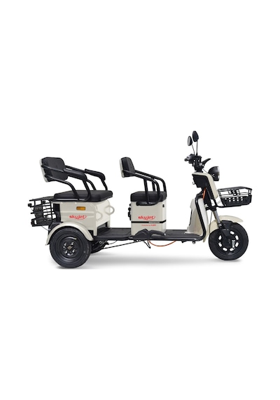 Skyjet Master Car Elektrikli Moped Beyaz