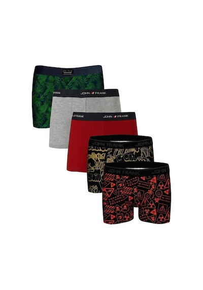 John Frank Logolu Pamuklu 5'li Paket Boxer Erkek Boxer Jfbs5 Yeşil-gri-kırmızı-ssarı-sturuncu Yeşil-gri-kırmızı-ssarı-sturun John Frank Logolu Pamuklu 5'li Paket Boxer Erkek Boxer Jfbs5 Yeşil-gri-kırmızı-ssarı-sturuncu Yeşil-gri-kırmızı-ssarı-sturun