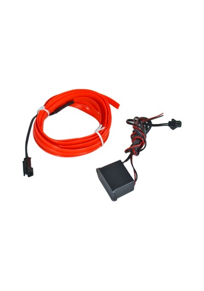 Carub İp Neon Araç İçi Torpido Ledi Esnek 2 Metre 12V Kırmızı BR4327556