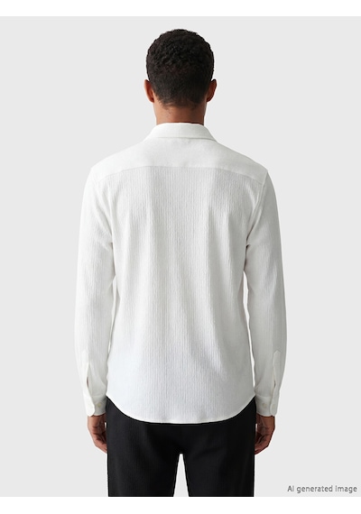 Lcw Vision Beyaz Slim Fit Erkek Basic Dokulu Gömlek Lcw Vision Beyaz Slim Fit Erkek Basic Dokulu Gömlek