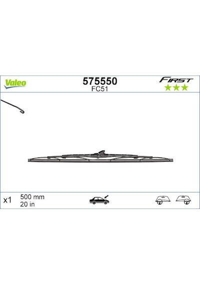 Valeo - 166 - First Vf51 X1 - Edntrend - 500 Mm