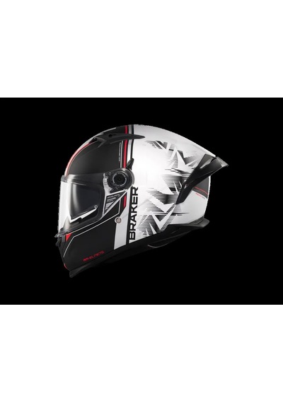 Mt Helmets Braker Sv Charm A1 Motosiklet Kaskı Beyaz - Siyah