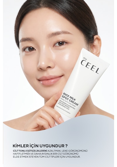 Pirinç Sütü Leke Kremi Aydınlatıcı & Cilt Tonu Eşitleyici Pirinç Suyu, Niacinamide , Hyaluronik Asit 50 Ml