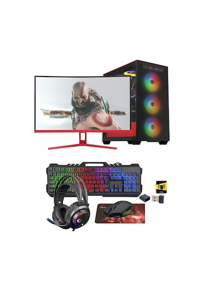 Ramtech TREND X100 i5-9400F 32 GB 960 GB SSD 8 GB RX580 27" Free Dos Masaüstü Bilgisayar