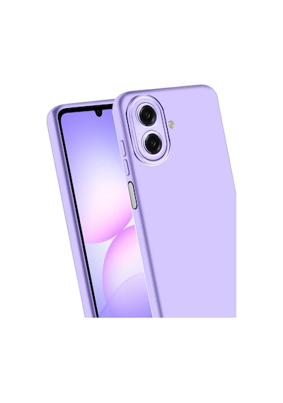 Samsung Galaxy  Uyumlu,  A07 4g First Silikon - Lila