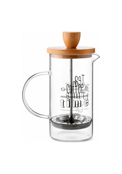 Bls Bambu Kapaklı 350 Ml French Press Şeffaf