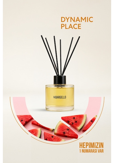 Dynamıc Place Karpuz Mango Dekoratif Ortam Kokusu Bambu Çubuklu 1