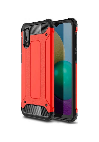 Fitcase Samsung Uyumlu Galaxy A02 (A022) Zirh Tank Tam Koruma Arka Kapak 508681849
